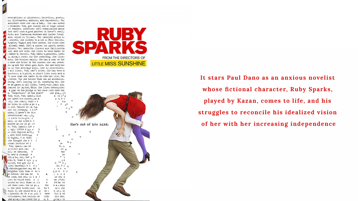 Ruby Sparks is thought provoking, beautiful, poignant and confronting